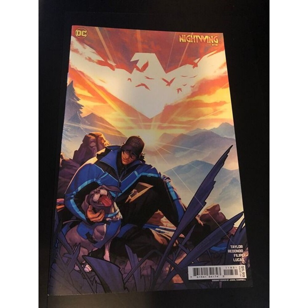 Nightwing # 118 (DC, 2024) 1st Print Jamal Campbell Card Stock Variant NM